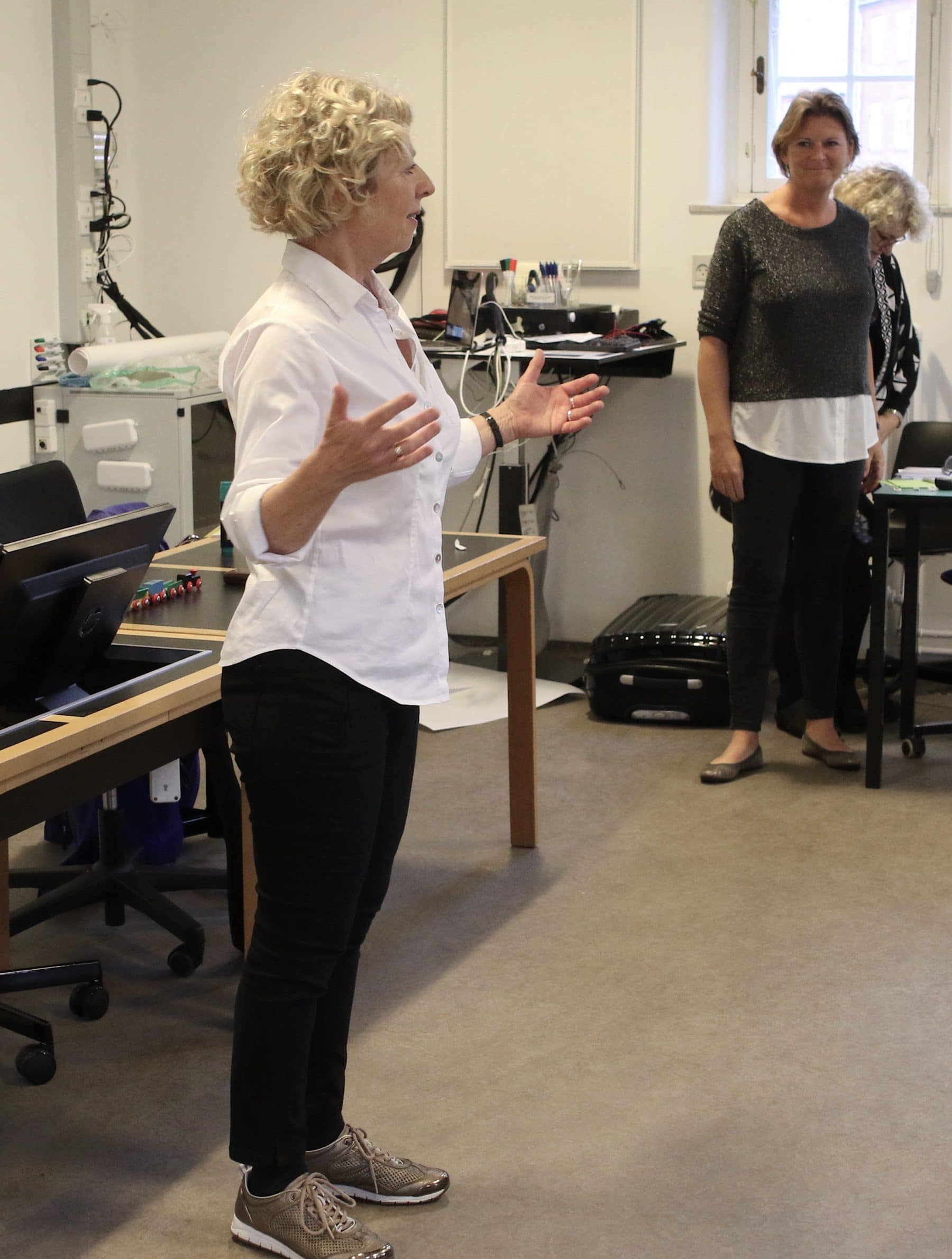 Dorte Koch leder kursus i præsentationens redskaber