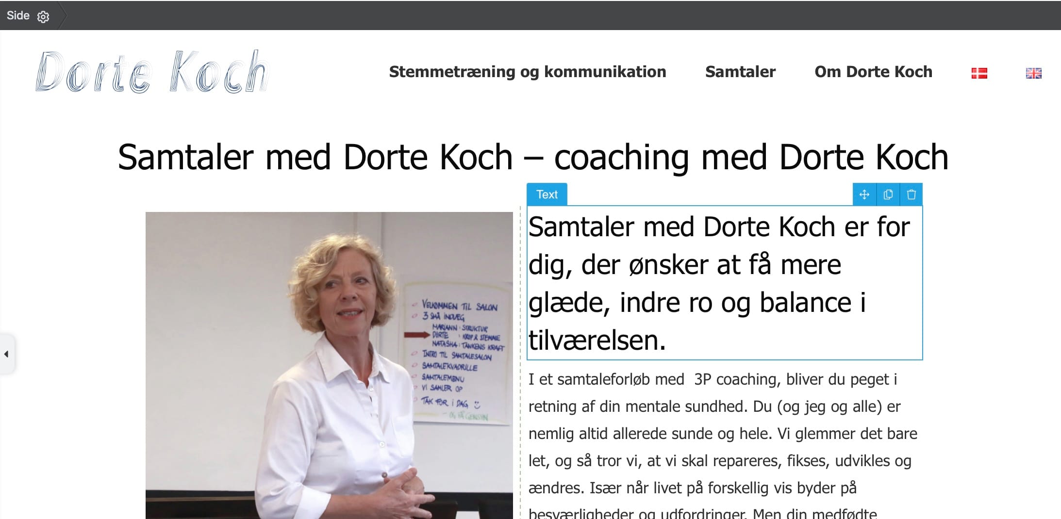 Hvad du peger på skal snart du få